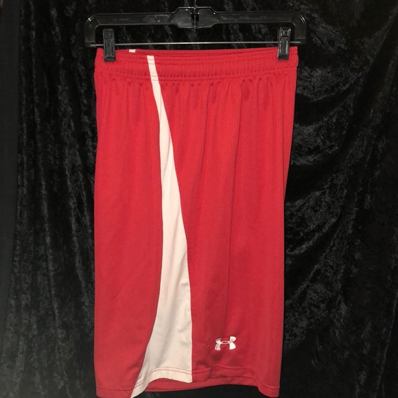 Under Armour Other - NWOT Men’s UA Red & White Athletic Shorts